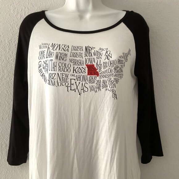 COLOR BEAR USA STATE MAP T-SHIRT - Picture 2 of 7